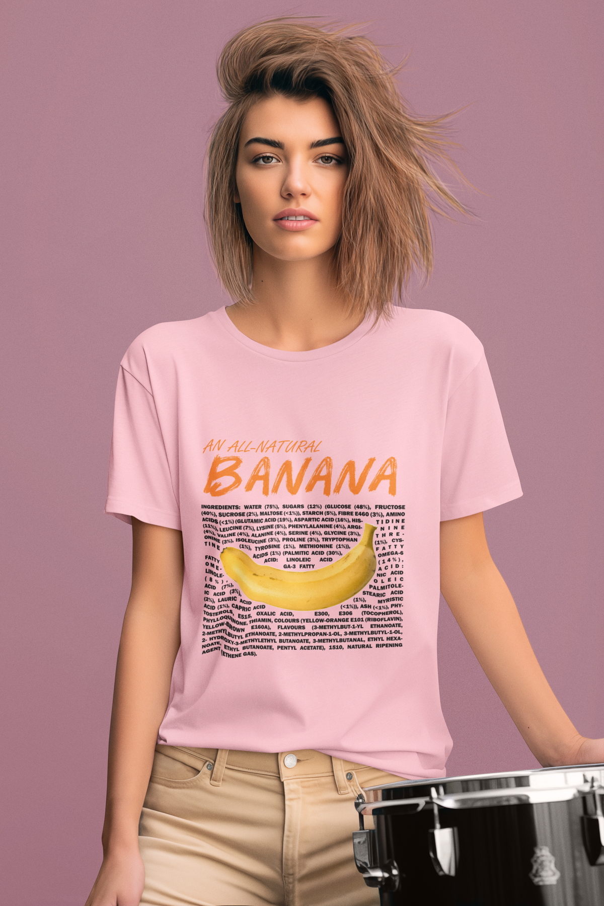 All Natural Banana – Unisex Oversized T-Shirt