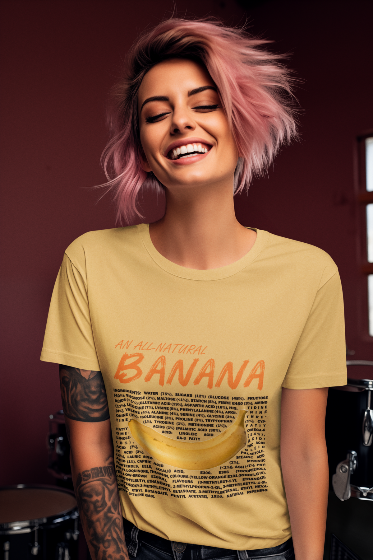 All Natural Banana – Unisex Oversized T-Shirt