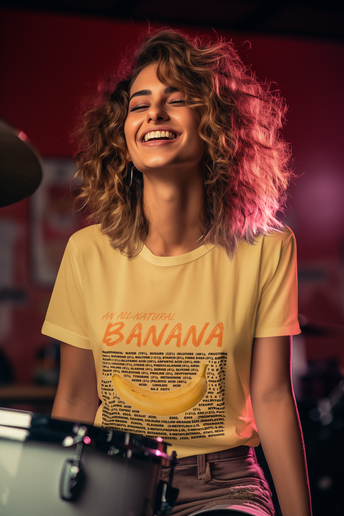 All Natural Banana – Unisex Oversized T-Shirt