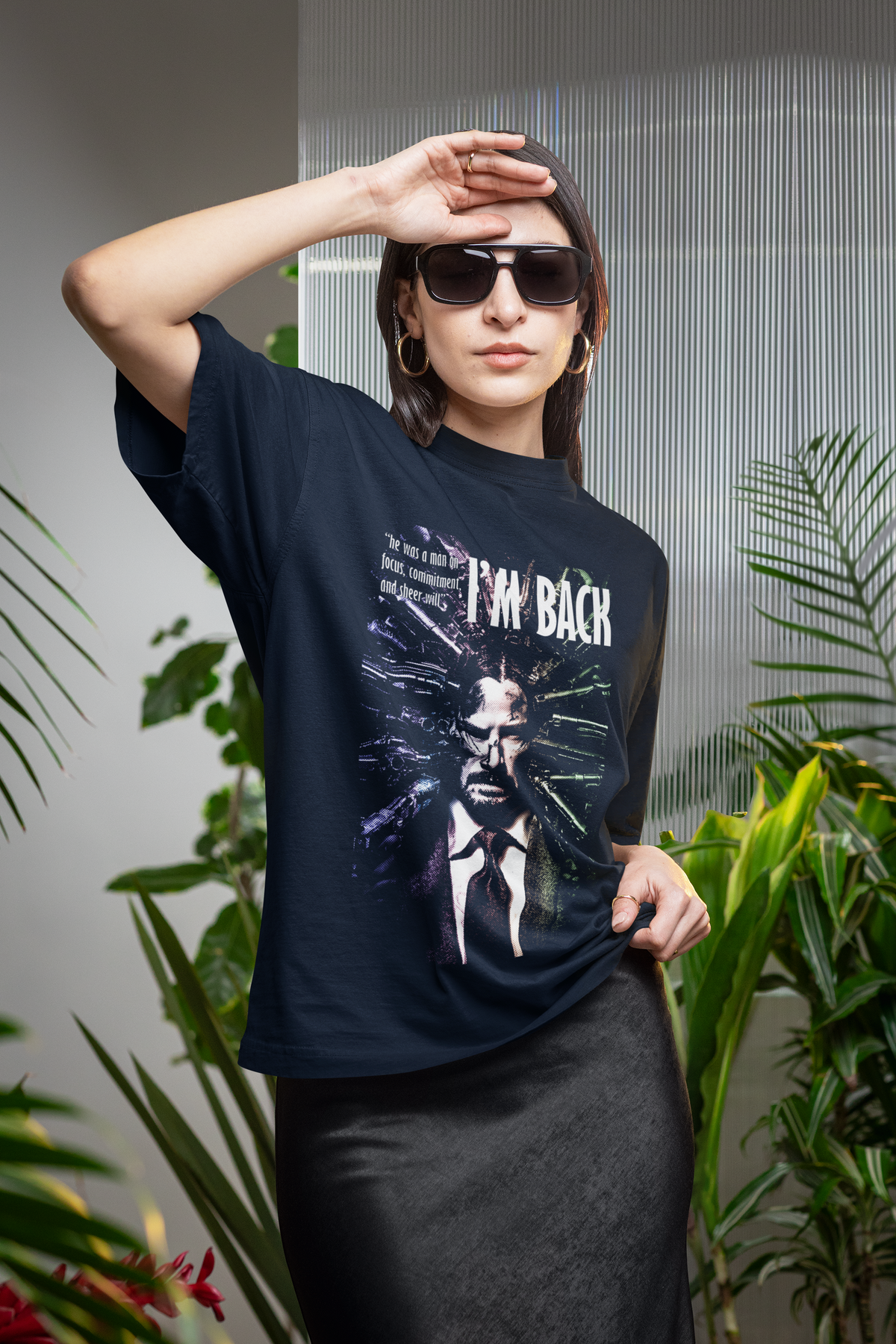 “I’m Back” Unisex Oversized T-Shirt