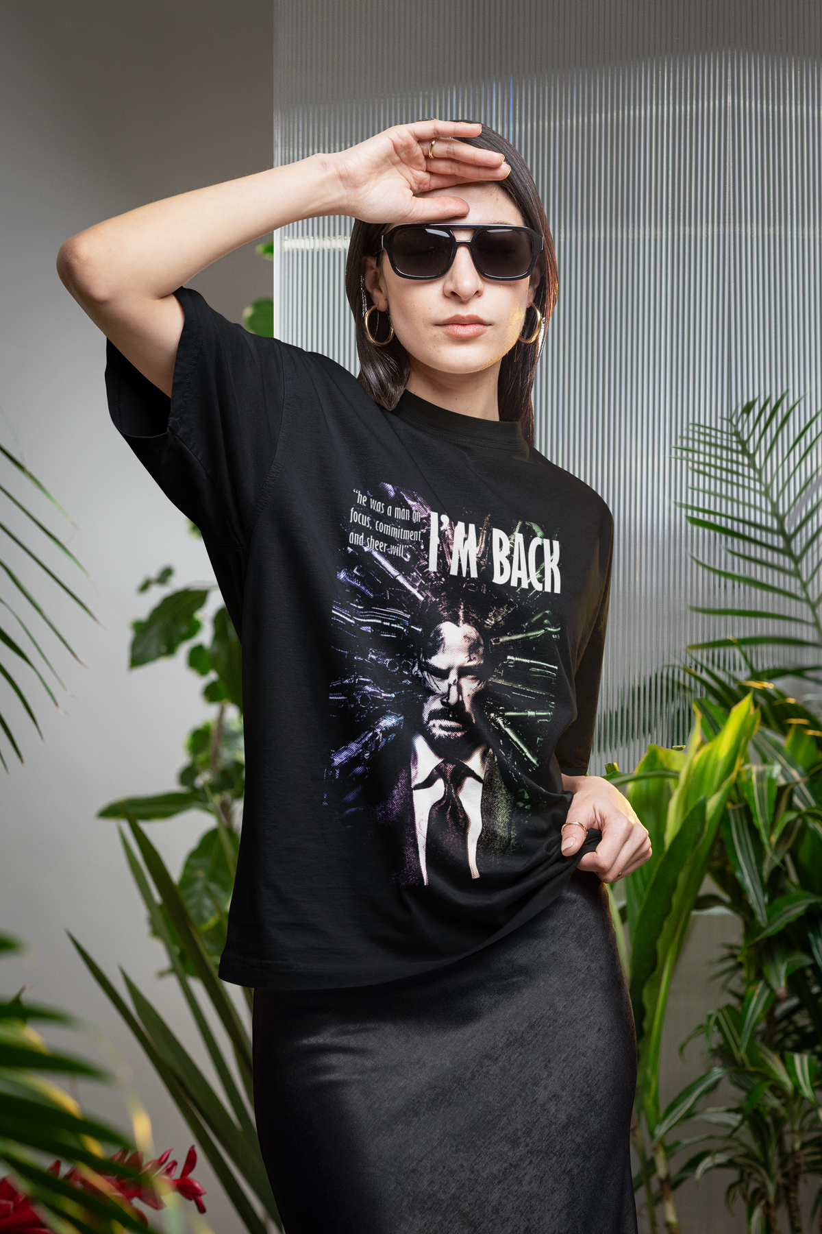 “I’m Back” Unisex Oversized T-Shirt