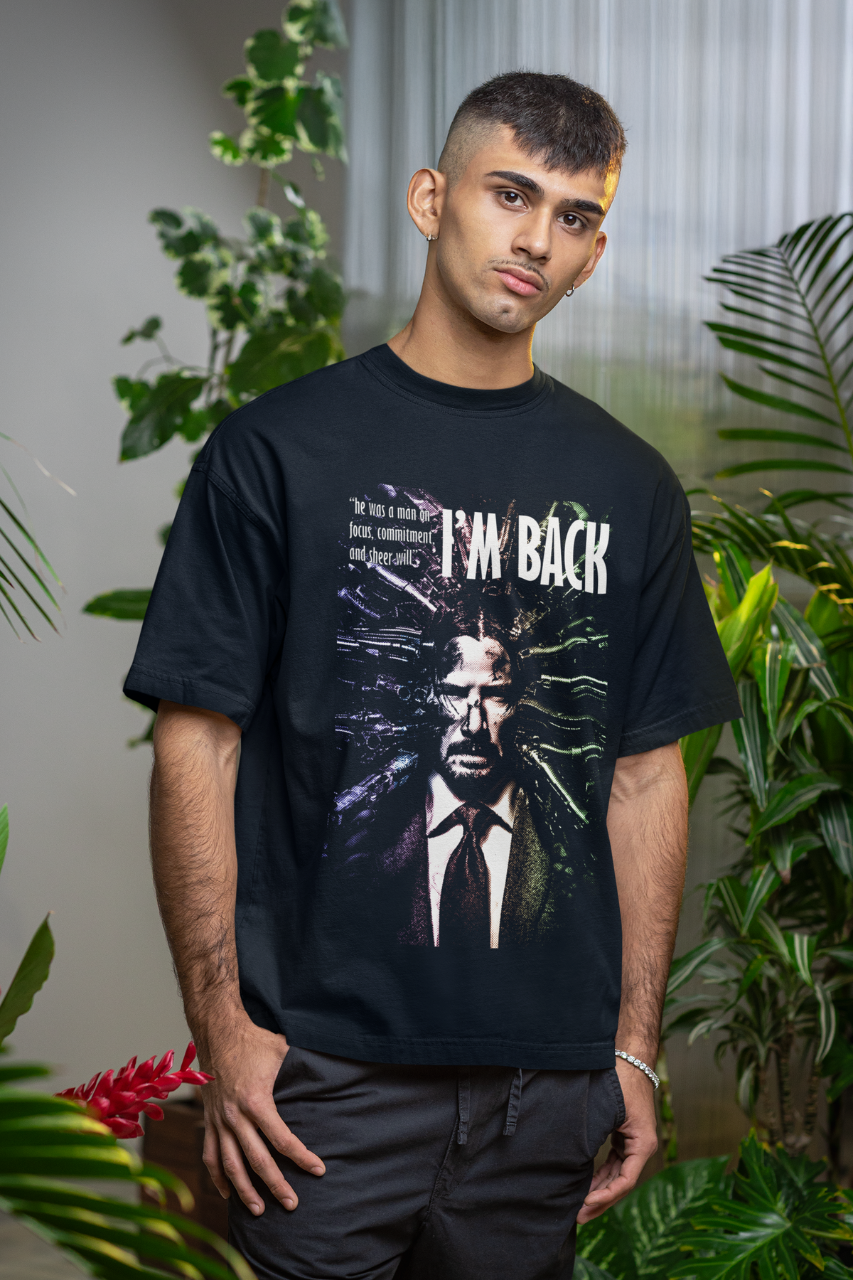 “I’m Back” Unisex Oversized T-Shirt