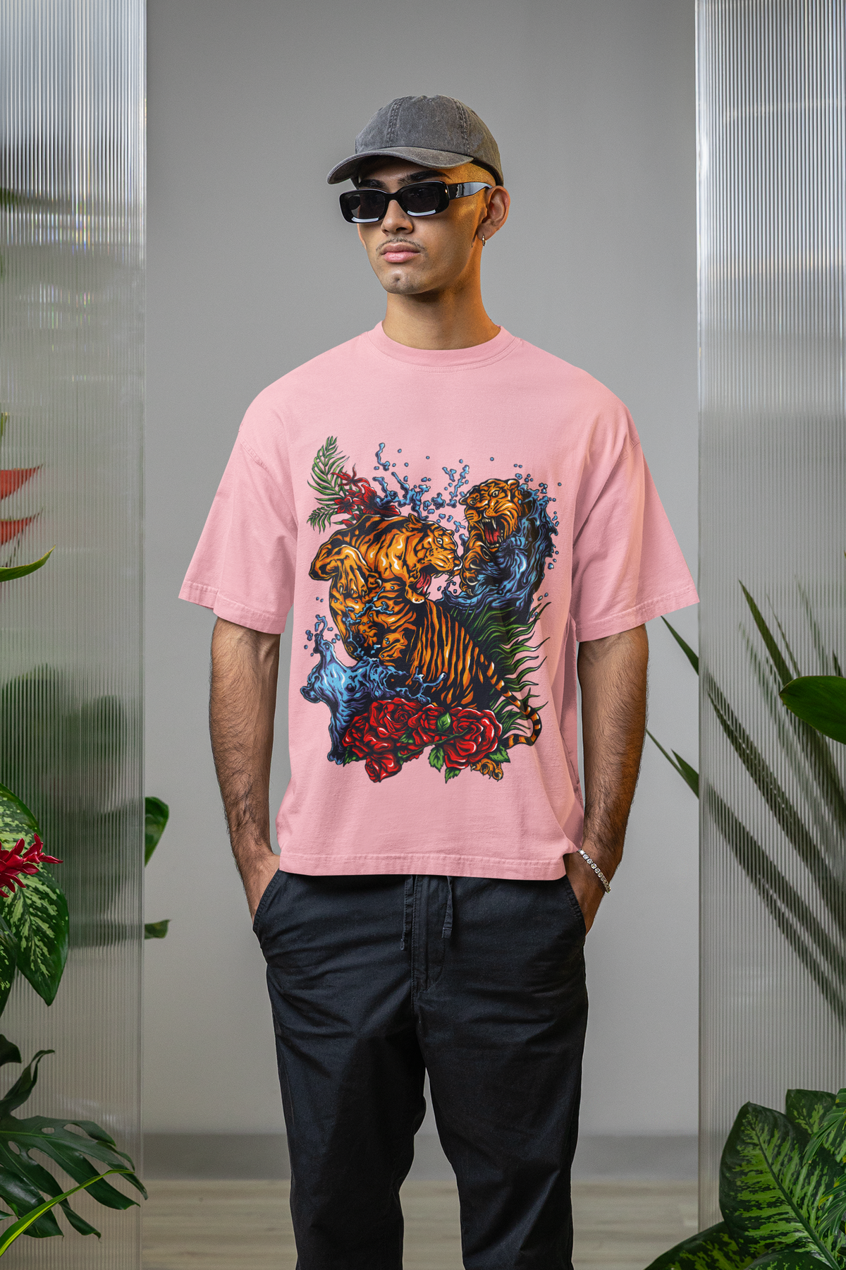 FIGHTING LION — Unisex Oversized Standard T-Shirt