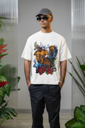 FIGHTING LION — Unisex Oversized Standard T-Shirt
